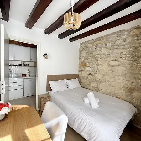 Апартаменты Center Near Notre Dame 2 Bedrooms With Balcony Париж